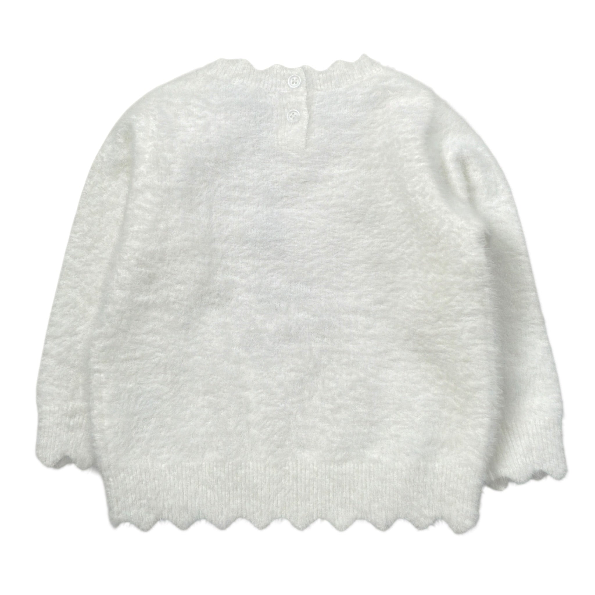 Janice Maglia tinta unita Bianco per Neonata JN988N BIANCO JANICE 
