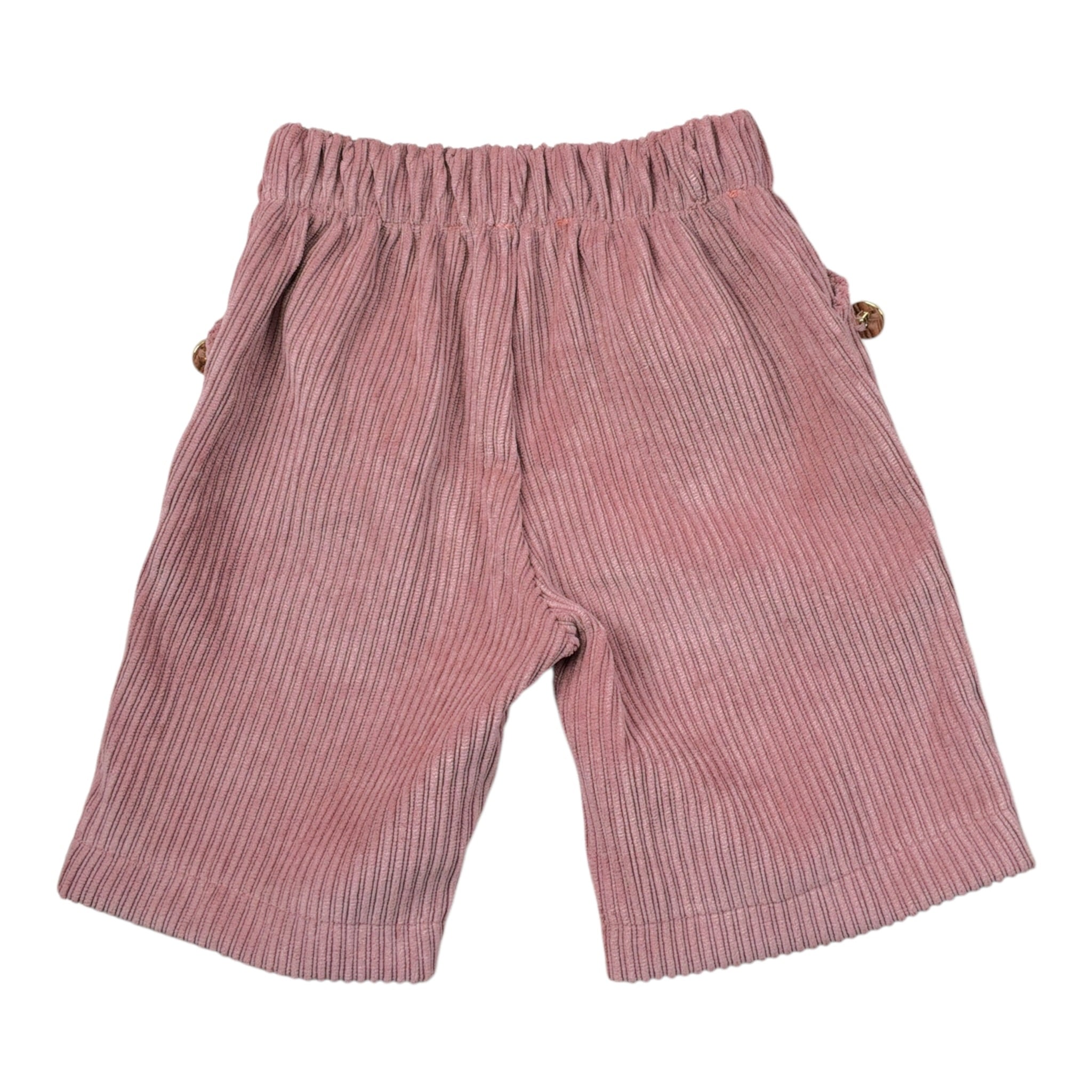 Janice Pantalone tinta unita con Elastico In Vita Rosa per Neonata JN989N ROSA JANICE 