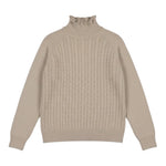 Jeckerson Maglia tinta unita Collo Alto Beige per Bambino J4655W25 BEIGE JECKERSON 