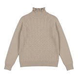 Jeckerson Maglia tinta unita Collo Alto Beige per Bambino J4655W25 BEIGE JECKERSON 