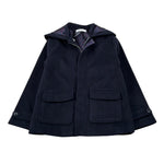 Jeckerson Cappotto tinta unita con Cappuccio Blu per Neonato JB4274N BLU JECKERSON 