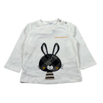 Jeckerson Shirt Girocollo tinta unita Cn Ricami Bianco per Bambino JB4339 BIANCO JECKERSON 