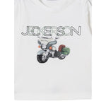 Jeckerson Shirt Girocollo tinta unita con Stampa Bianco per Bambino JB5002W25 BIANCO JECKERSON 