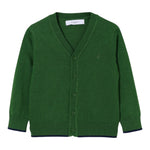 Jeckerson Cardigan tinta unita Verde per Bambino JB5003W25 VERDE JECKERSON 