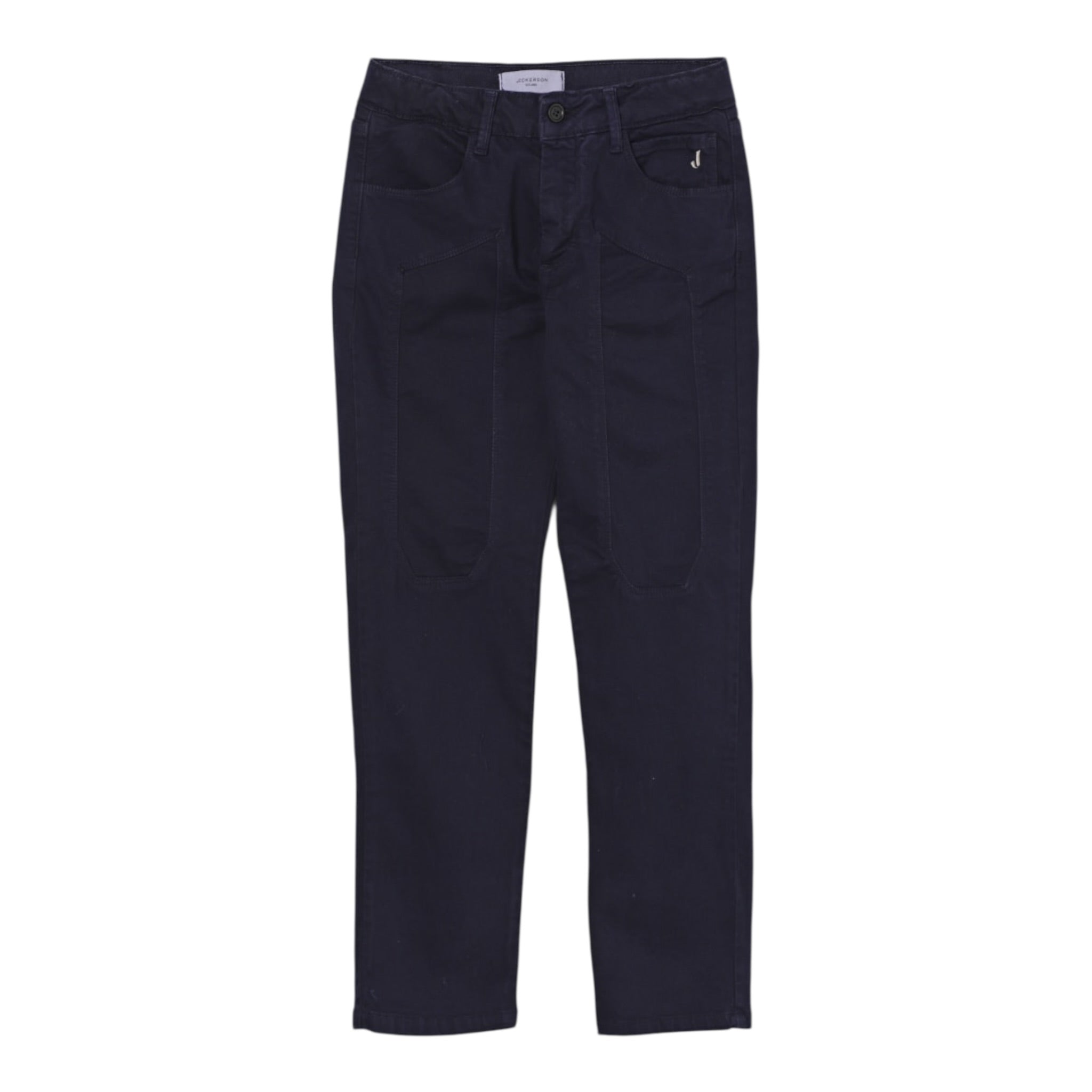 Jeckerson Pantalone tinta unita con Girovita Regolabile Blu per Neonato JB5011W25N BLU JECKERSON 