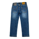 Jeckerson Jeans tinta unita con Toppe Blu per Neonato JB5036W25 BLU JECKERSON 