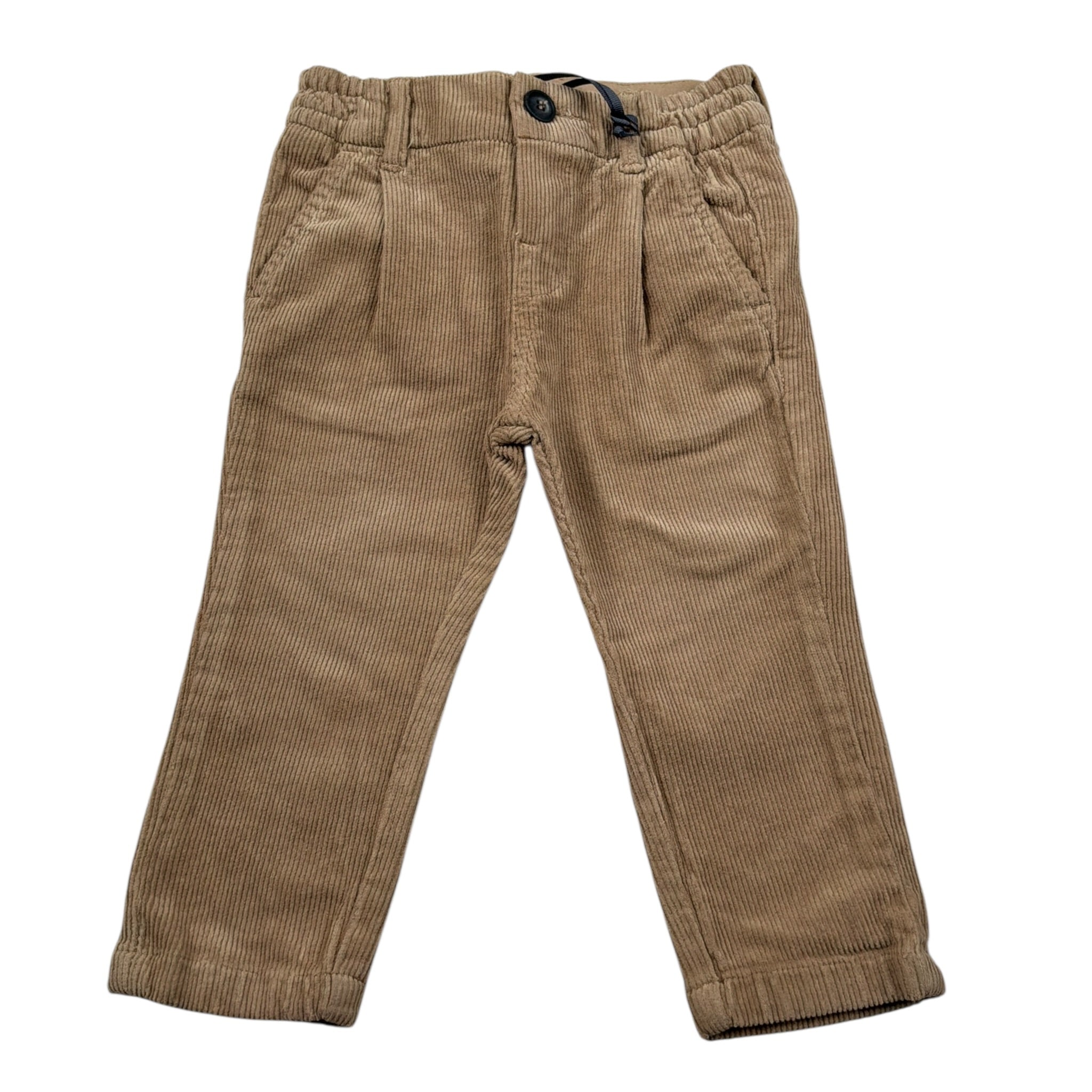 Jeckerson Pantalone tinta unita In Camoscio Beige per Neonato JN4252 BEIGE JECKERSON 