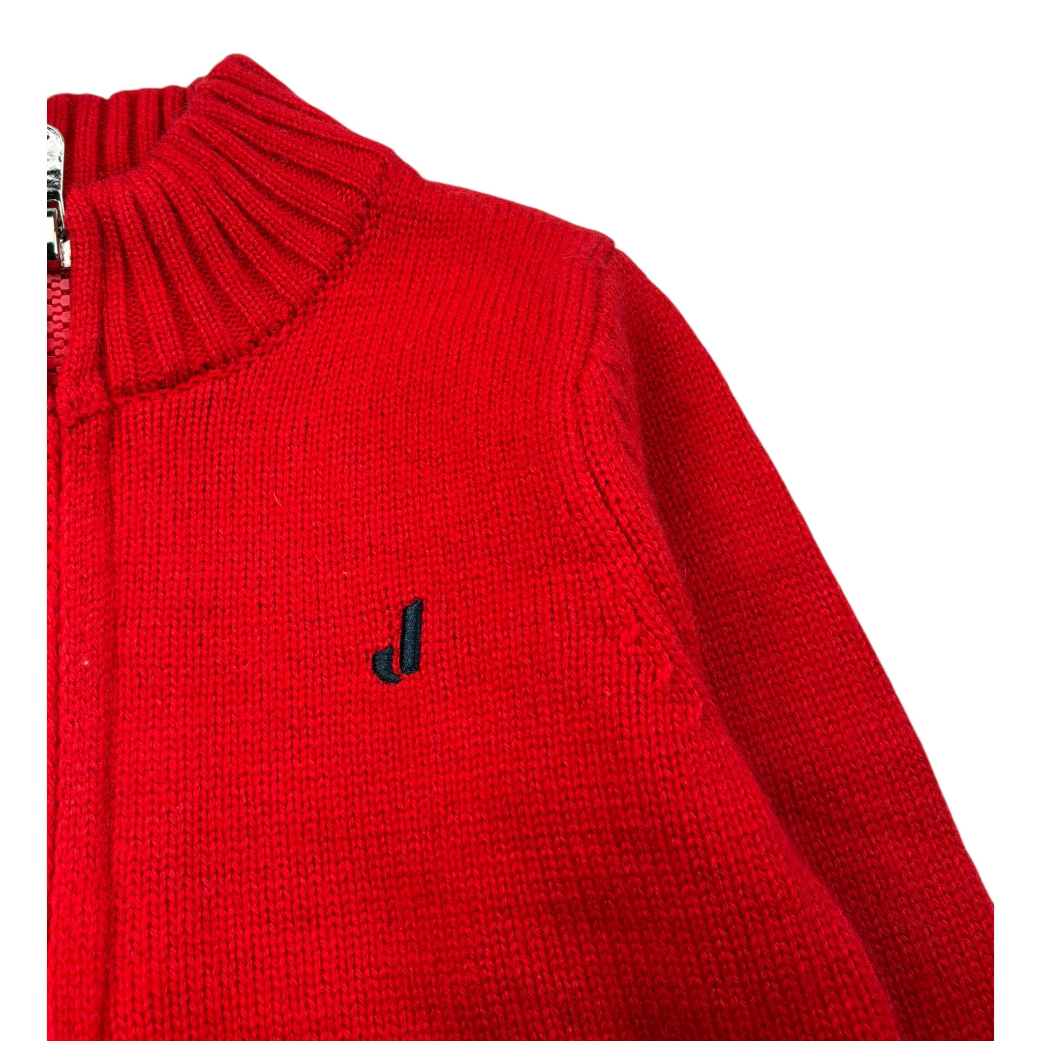 Jeckerson Maglia con Zip tinta unita Rosso per Neonato JN4260 ROSSO JECKERSON 