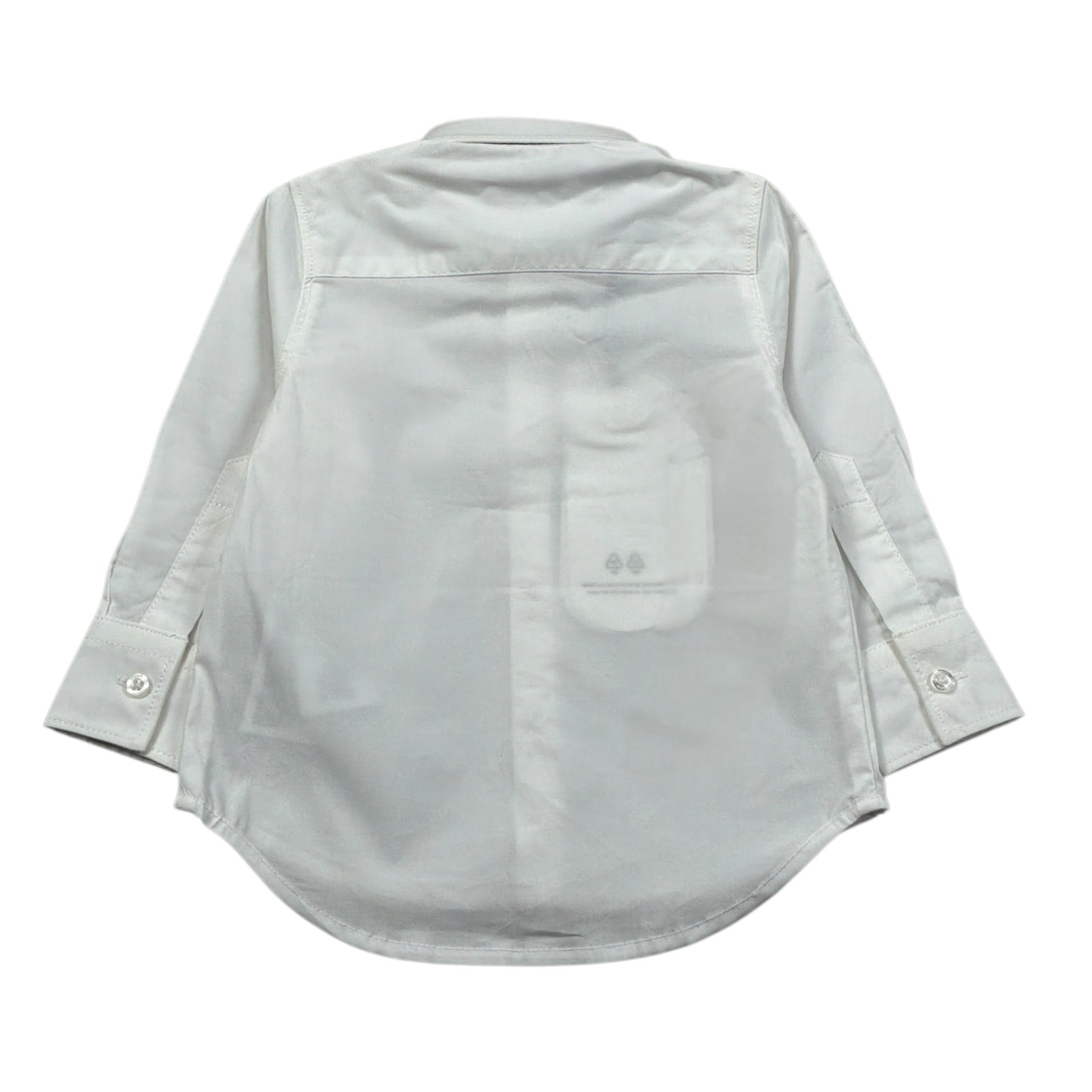 Jeckerson Camicia Manica Lunga tinta unita Bianco per Neonato JN4271 BIANCO JECKERSON 