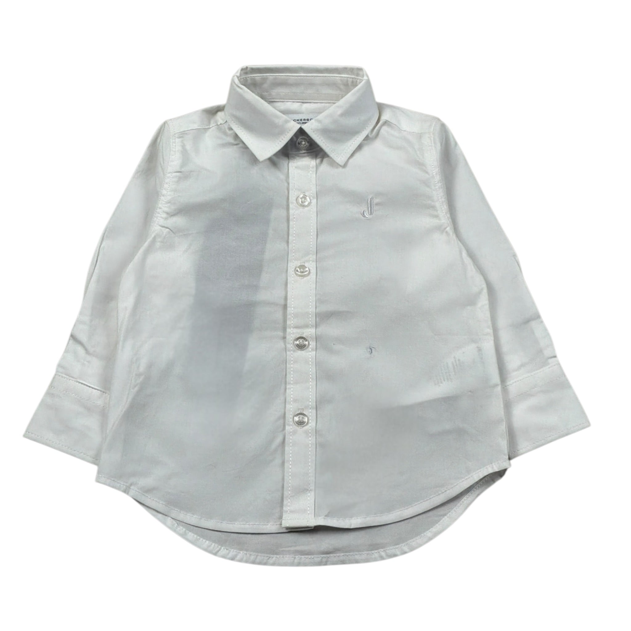 Jeckerson Camicia Manica Lunga tinta unita Bianco per Neonato JN4271 BIANCO JECKERSON 