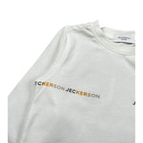 Jeckerson Shirt Girocollo tinta unita con Logo Bianco per Neonato JN4337 BIANCO JECKERSON 