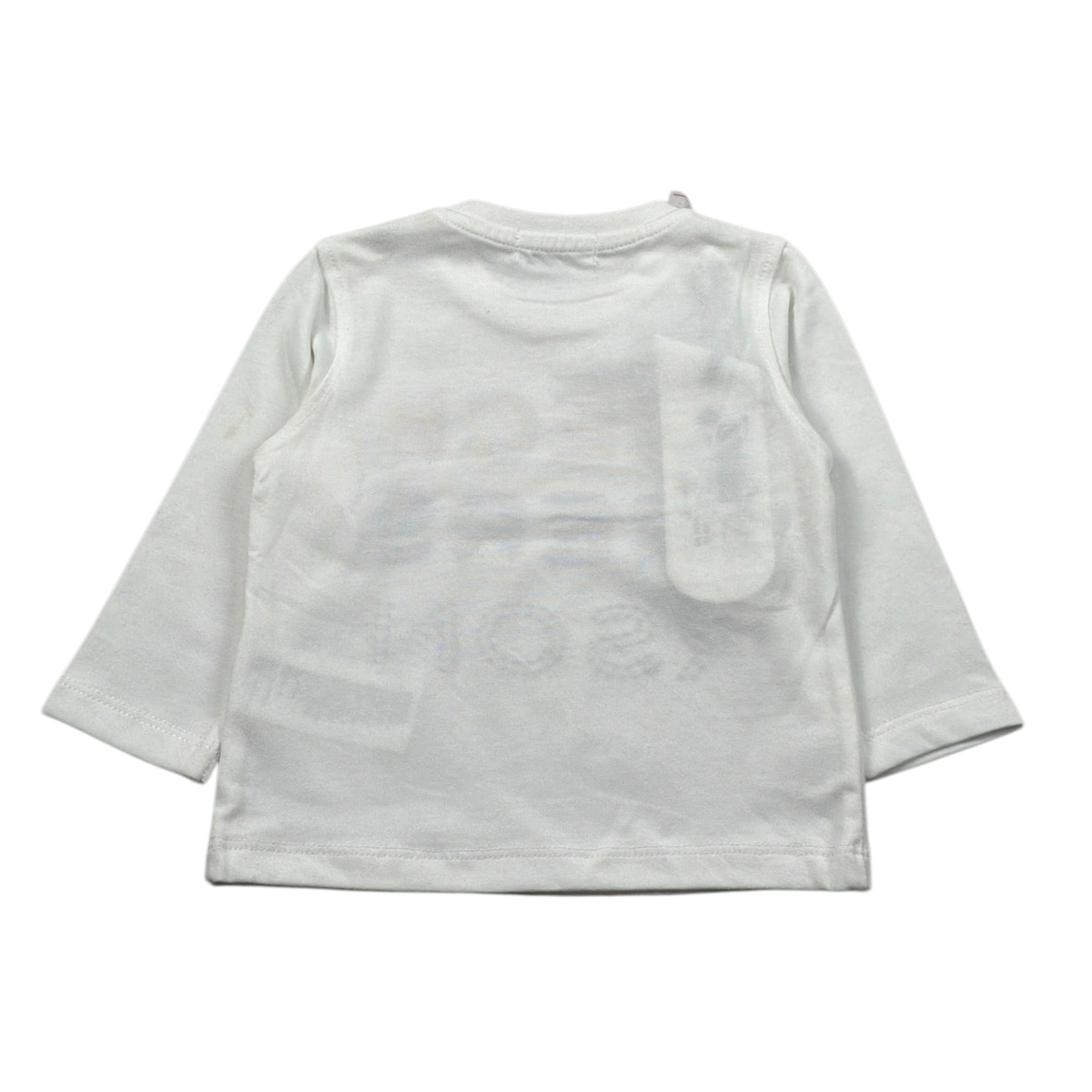Jeckerson Shirt Girocollo tinta unita Cn Ricami Bianco per Neonato JN4341 BIANCO JECKERSON 