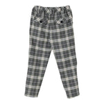 Jeckerson Pantalone Bicolore con Fantasia A Quadri Grigio per Neonato JN4814W25 GRIGIO JECKERSON 