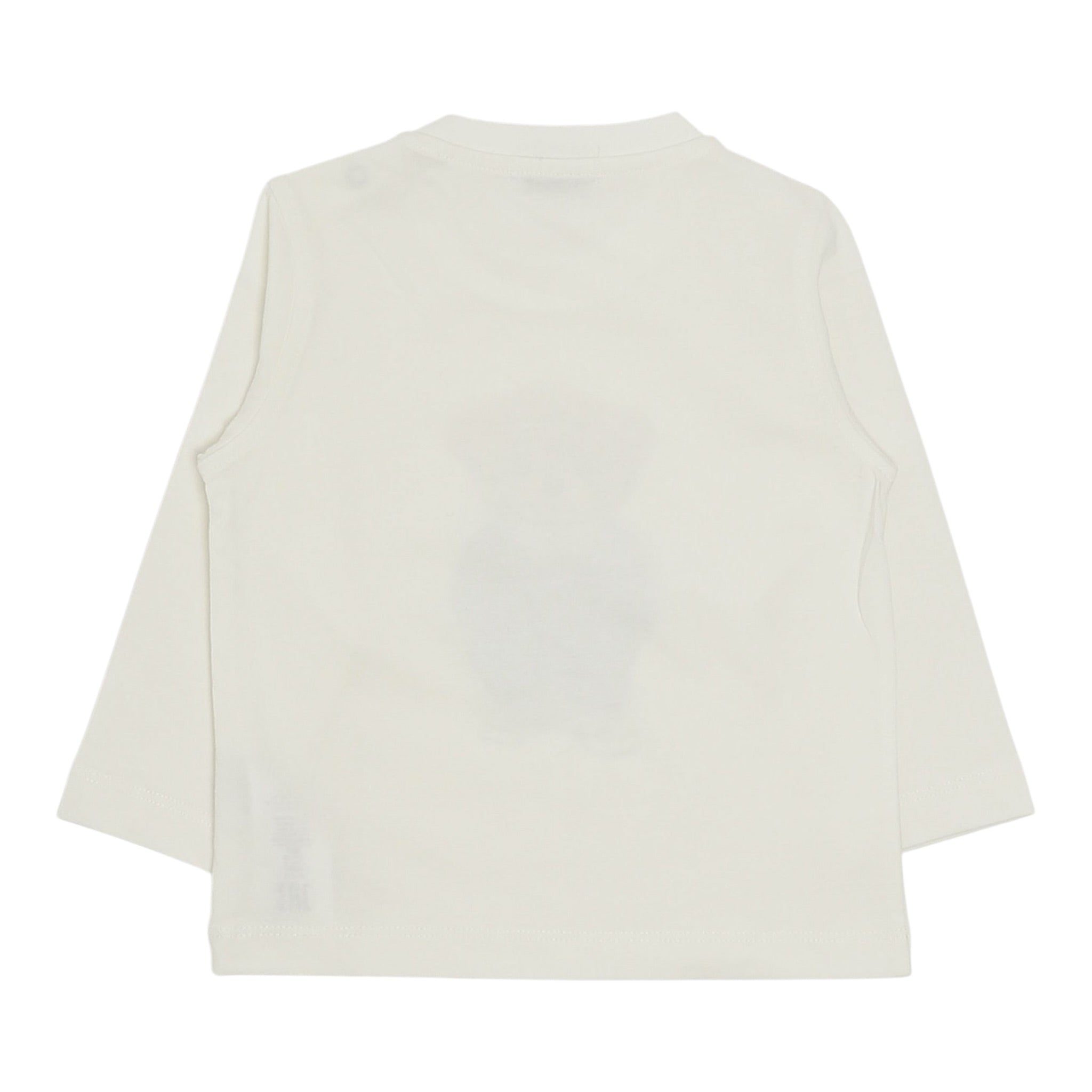 Jeckerson Shirt Girocollo tinta unita con Stampa Bianco per Bambino KRC12 BIANCO JECKERSON 