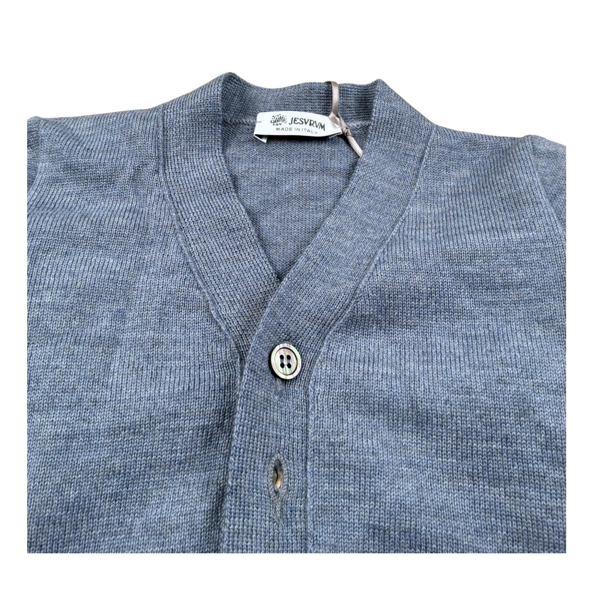 Jesurum Cardigan Tint Unita Azzurro per Neonato 090130 AZZURRO JESURUM 