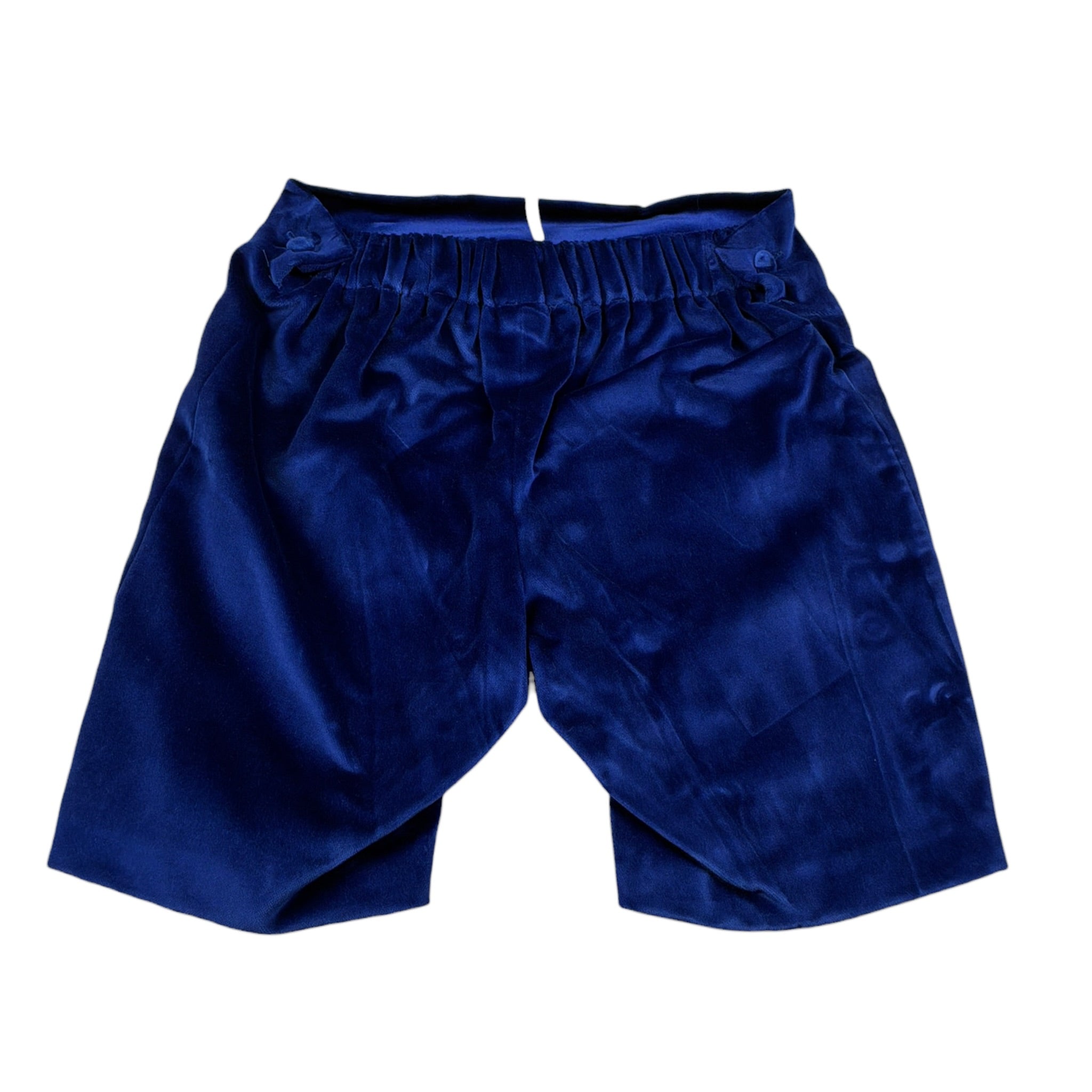 Jesurum Bermuda In Velluto tinta unita Blu per Neonato CEFEO BLU JESURUM 