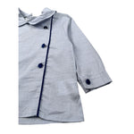Jesurum Camicia Manica Lunga tinta unita con Bottoni In Contrasto Azzurro per Neonato ORIONE AZZURRO JESURUM 