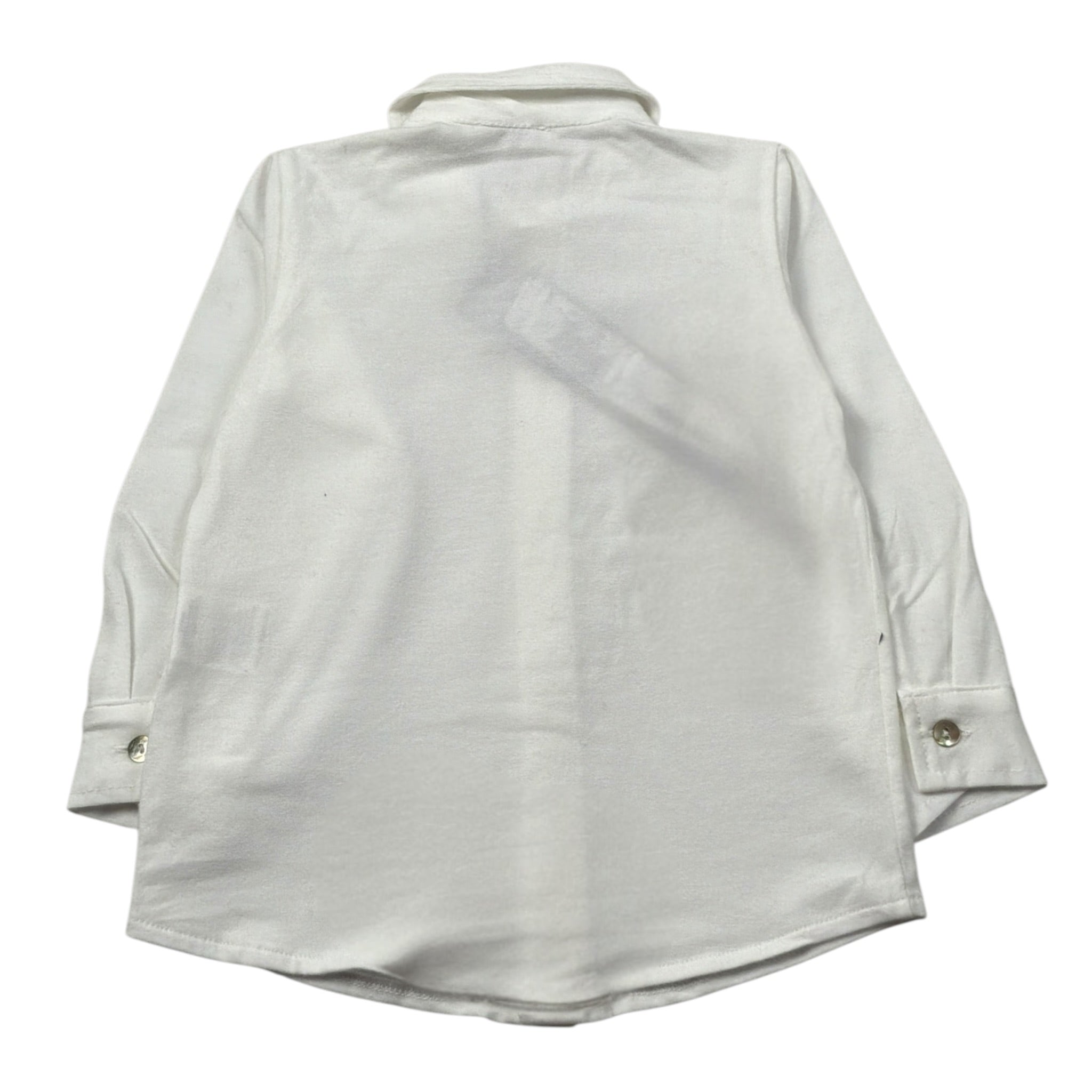 J.O. Milano Camicia Manica Lunga tinta unita Bianco per Neonato 566X9 BIANCO J.O. MILANO 