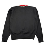Cesare Paciotti Maglia tinta unita con Scollo A V Nero per Bambino MGP6301J NERO CESARE PACIOTTI 