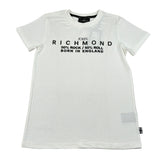 John Richmond T-Shirt tinta unita con Stampa Bianco per Bambino RBA24043TS BIANCO JOHN RICHMOND 