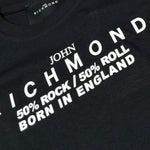 John Richmond T-Shirt tinta unita con Stampa Nero per Neonato RBA24043TSN NERO JOHN RICHMOND 