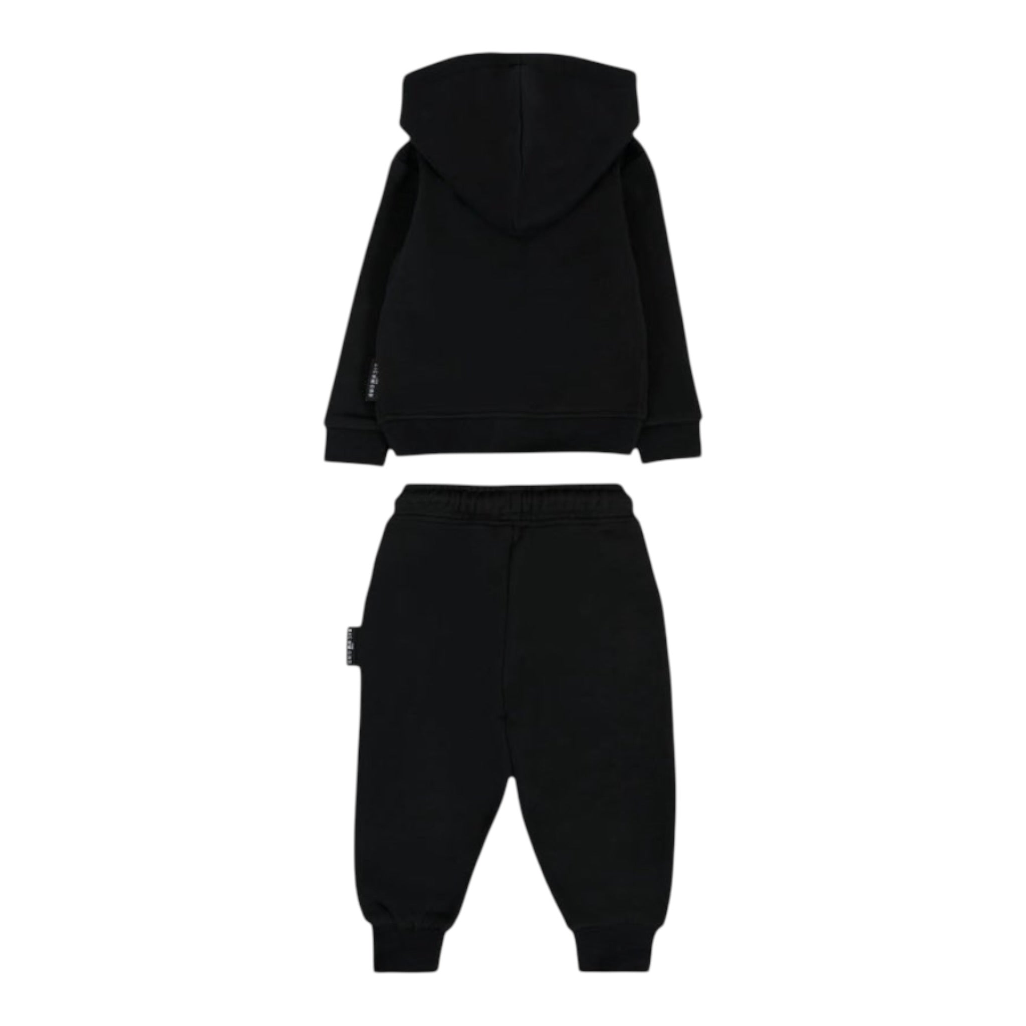 John Richmond Completo 2Pz Felpa-Pantalone Modello Tuta Nero per Bambino RBA25001C NERO JOHN RICHMOND 