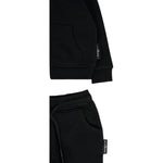John Richmond Completo 2Pz Felpa-Pantalone Modello Tuta Nero per Bambino RBA25001C NERO JOHN RICHMOND 