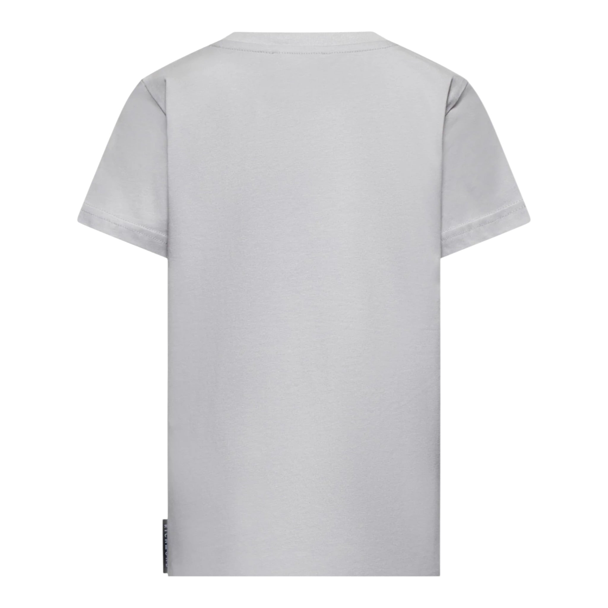 John Richmond T-Shirt Girocollo tinta unita con Logo Grigio per Bambino RBA25009TSXXX GRIGIO JOHN RICHMOND 