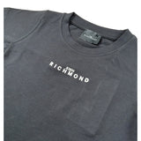 John Richmond T-Shirt tinta unita con Stampa Nero per Neonato RBA25010TSX NERO JOHN RICHMOND 
