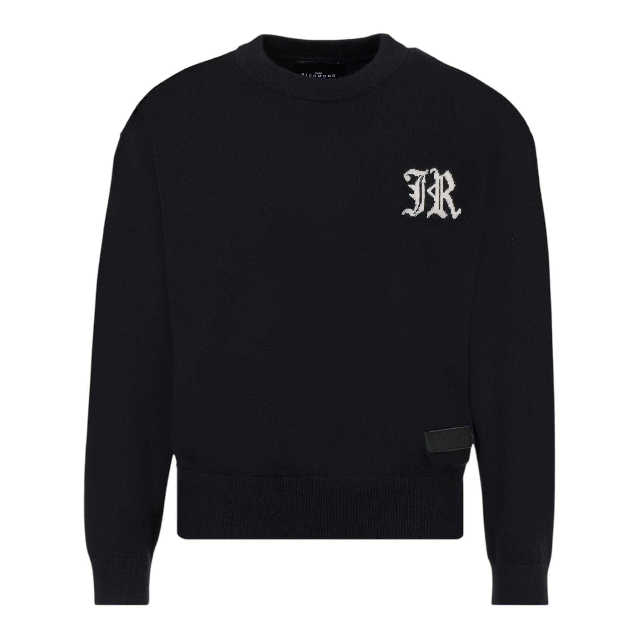 John Richmond Maglia tinta unita con Logo Nero per Neonato RBA25011MAN NERO JOHN RICHMOND 