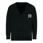 John Richmond Cardigan tinta unita con Ricami Nero per Neonato RBA25012CDNXX NERO JOHN RICHMOND 