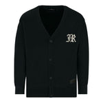 John Richmond Cardigan tinta unita con Ricami Nero per Neonato RBA25012CDXN NERO JOHN RICHMOND 