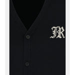 John Richmond Cardigan tinta unita con Ricami Nero per Neonato RBA25012CDXXXN NERO JOHN RICHMOND 