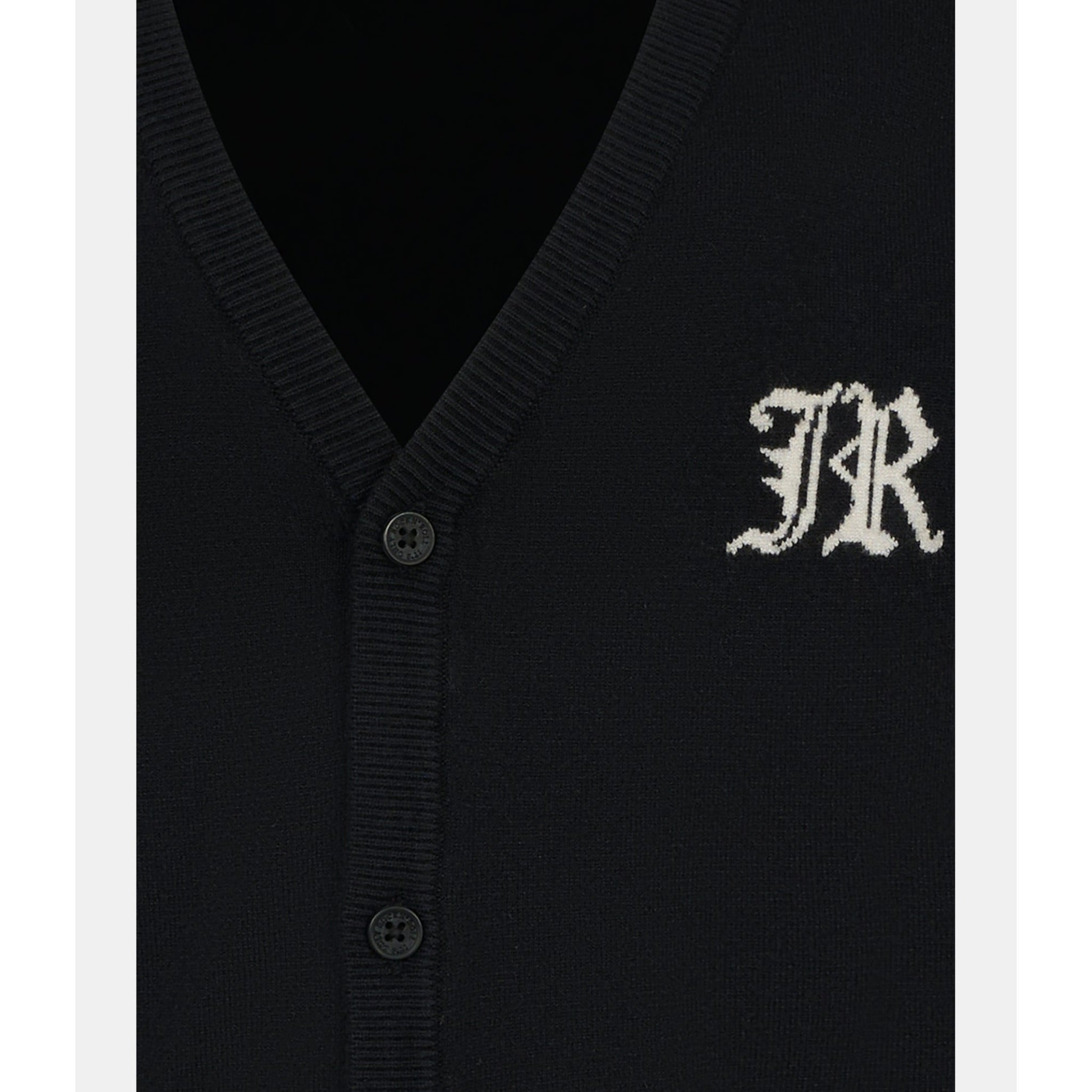 John Richmond Cardigan tinta unita con Ricami Nero per Neonato RBA25012CDXXXN NERO JOHN RICHMOND 