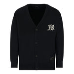 John Richmond Cardigan tinta unita con Ricami Nero per Neonato RBA25012CDXXXN NERO JOHN RICHMOND 