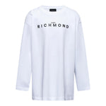 John Richmond Shirt tinta unita con Stampa Bianco per Bambino RBA25016TS BIANCO JOHN RICHMOND 