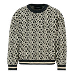 John Richmond Maglia Girocollo con Loghi Nero per Neonata RBA25042MA NERO JOHN RICHMOND 