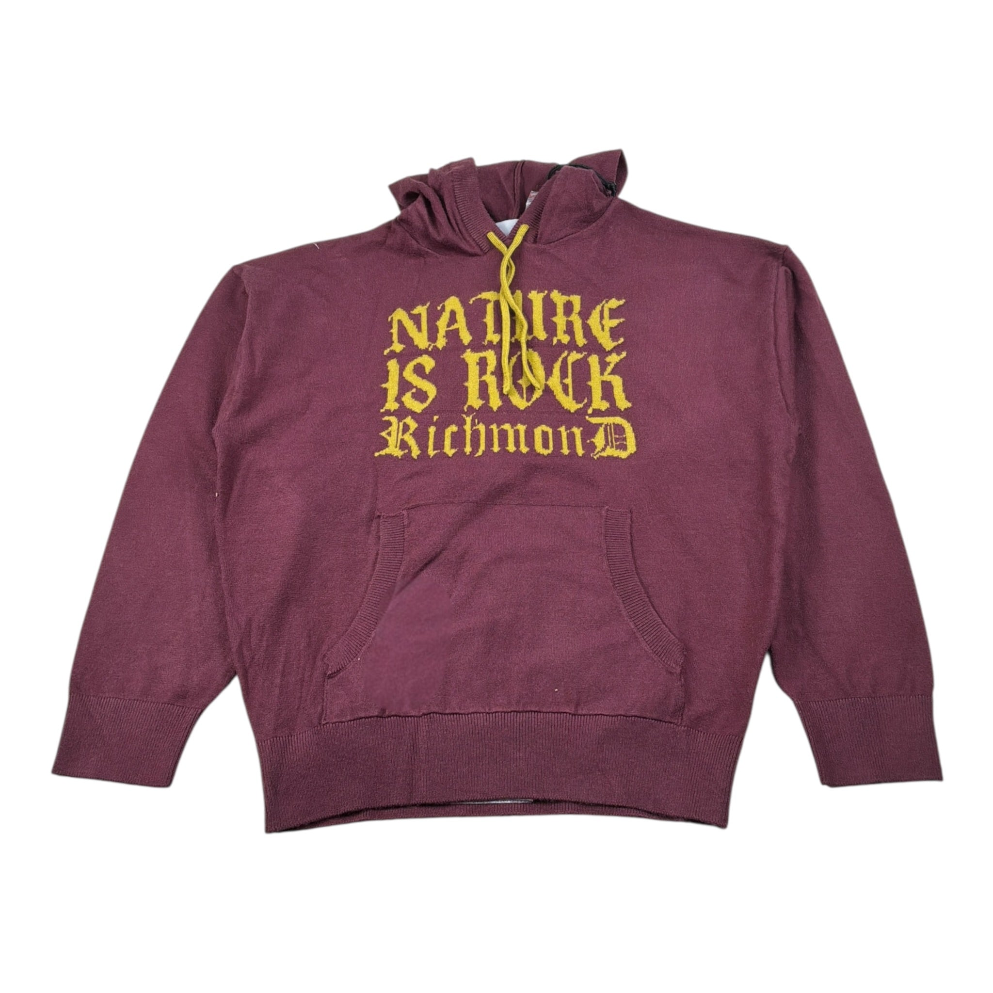 John Richmond Maglia tinta unita con Cappuccio tinta unita Bordeaux per Bambino RBA25053MA BORDEAUX JOHN RICHMOND 