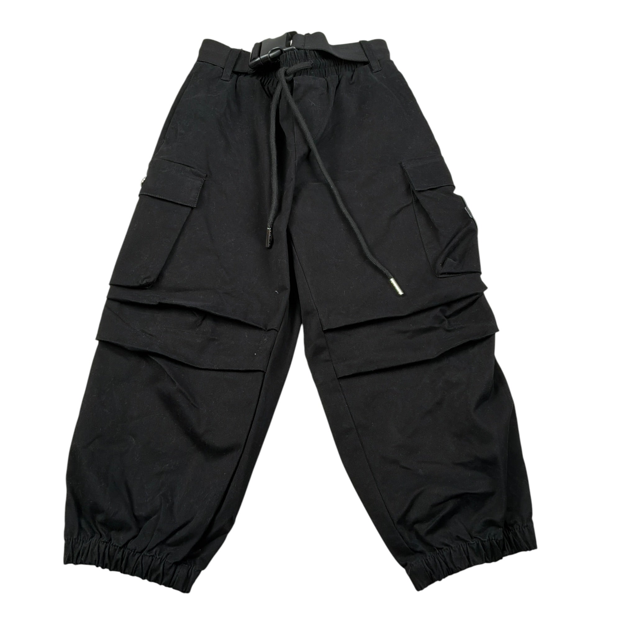 John Richmond Pantalone tinta unita con Elastico In Vita Nero per Bambino RBA25059PA NERO JOHN RICHMOND 