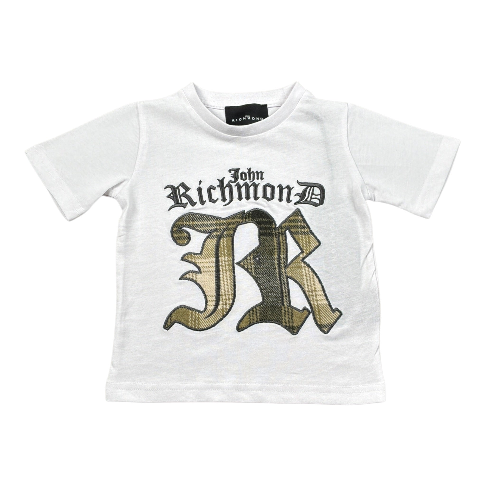 John Richmond T-Shirt tinta unita con Stampa Bianco per Neonato RBA25083TSN BIANCO JOHN RICHMOND 