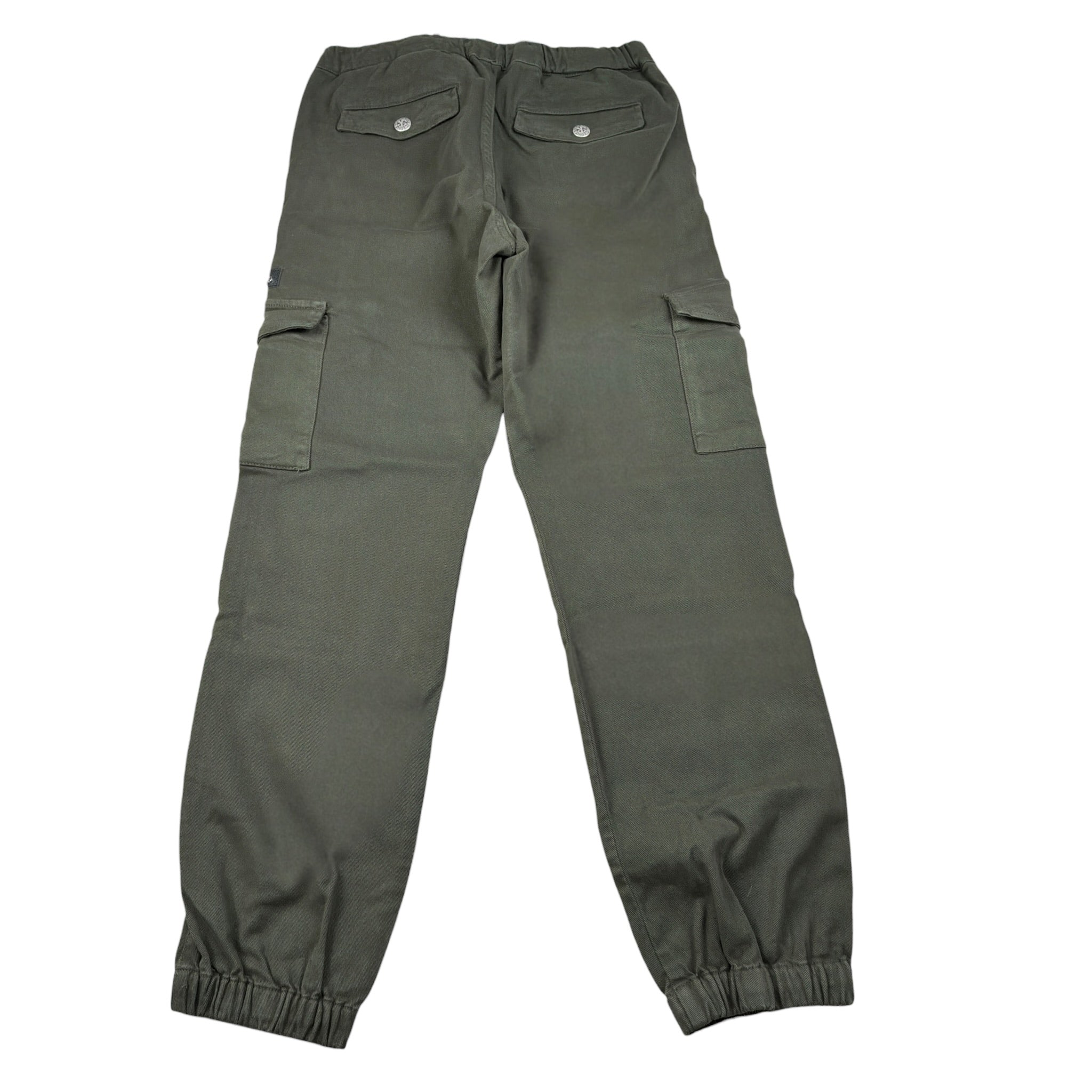 John Richmond Jeans tinta unita con Elastico In Vita Verde per Bambino RBA25090PAJ VERDE JOHN RICHMOND 