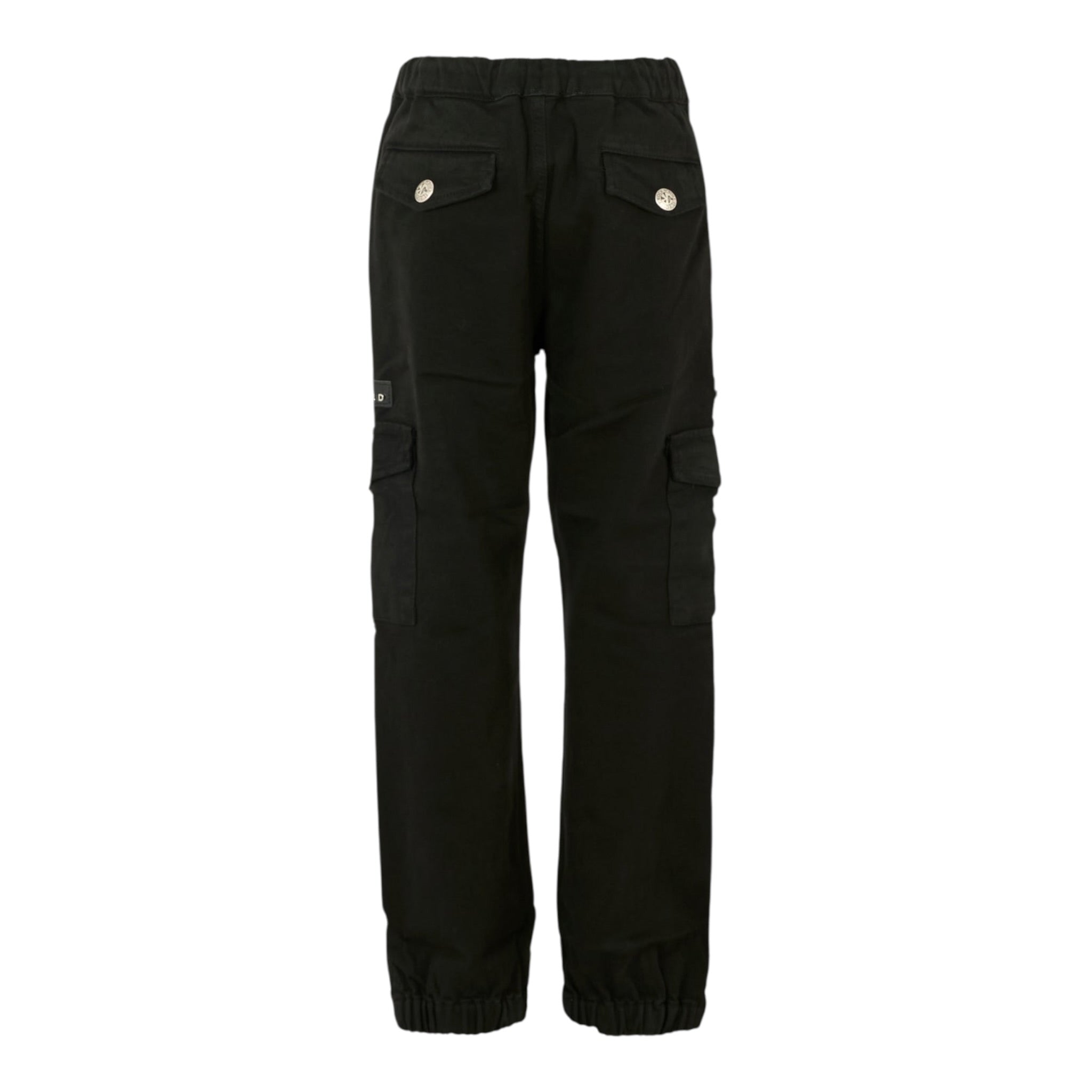 John Richmond Jeans tinta unita con Elastico In Vita Nero per Neonato RBA25090PA NERO JOHN RICHMOND 