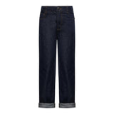 John Richmond Jeans tinta unita con Girovita Regolabile Blu per Bambino RBA25105JEJ BLU JOHN RICHMOND 