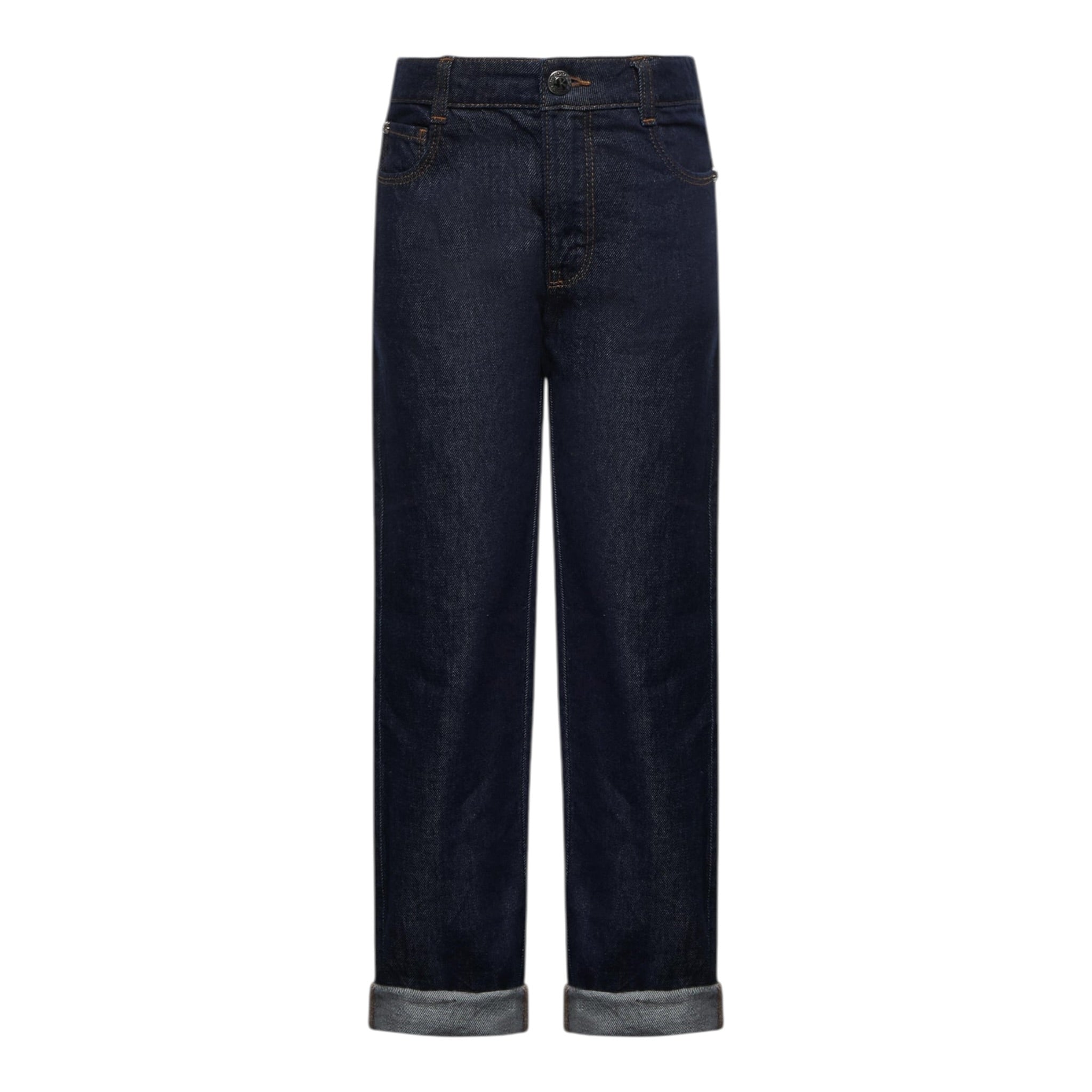John Richmond Jeans tinta unita con Girovita Regolabile Blu per Bambino RBA25105JEJ BLU JOHN RICHMOND 