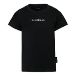 John Richmond T-Shirt tinta unita con Stampa Nero per Neonato RBA2510TS NERO JOHN RICHMOND 