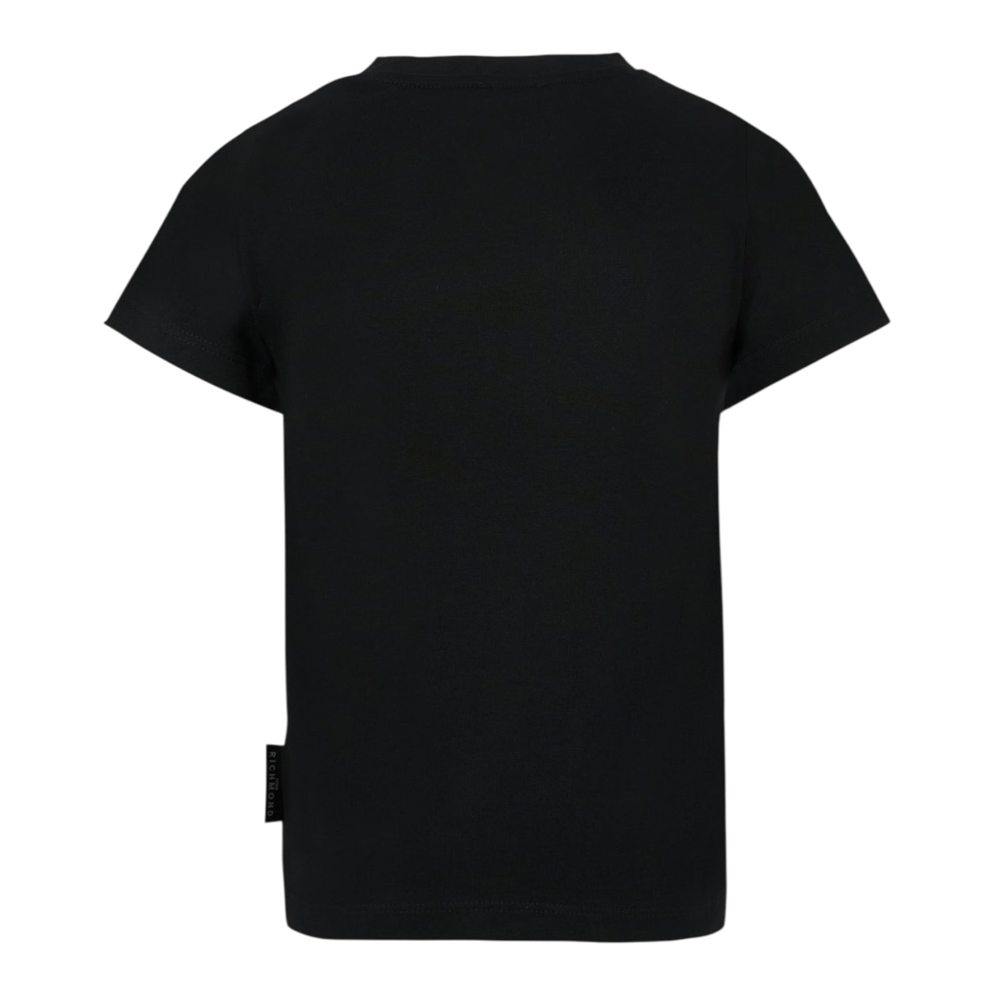 John Richmond T-Shirt tinta unita con Stampa Nero per Neonato RBA2510TS NERO JOHN RICHMOND 