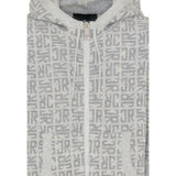 John Richmond Felpa In Maglia con Zip E Cappuccio Grigio per Bambino RBA25111MAX GRIGIO JOHN RICHMOND 