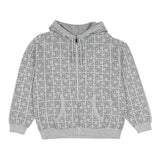 John Richmond Felpa In Maglia con Zip E Cappuccio Grigio per Bambino RBA25111MAXXX GRIGIO JOHN RICHMOND 