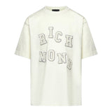 John Richmond T-Shirt tinta unita con Stampa Beige per Bambino RBA25128TS BEIGE JOHN RICHMOND 