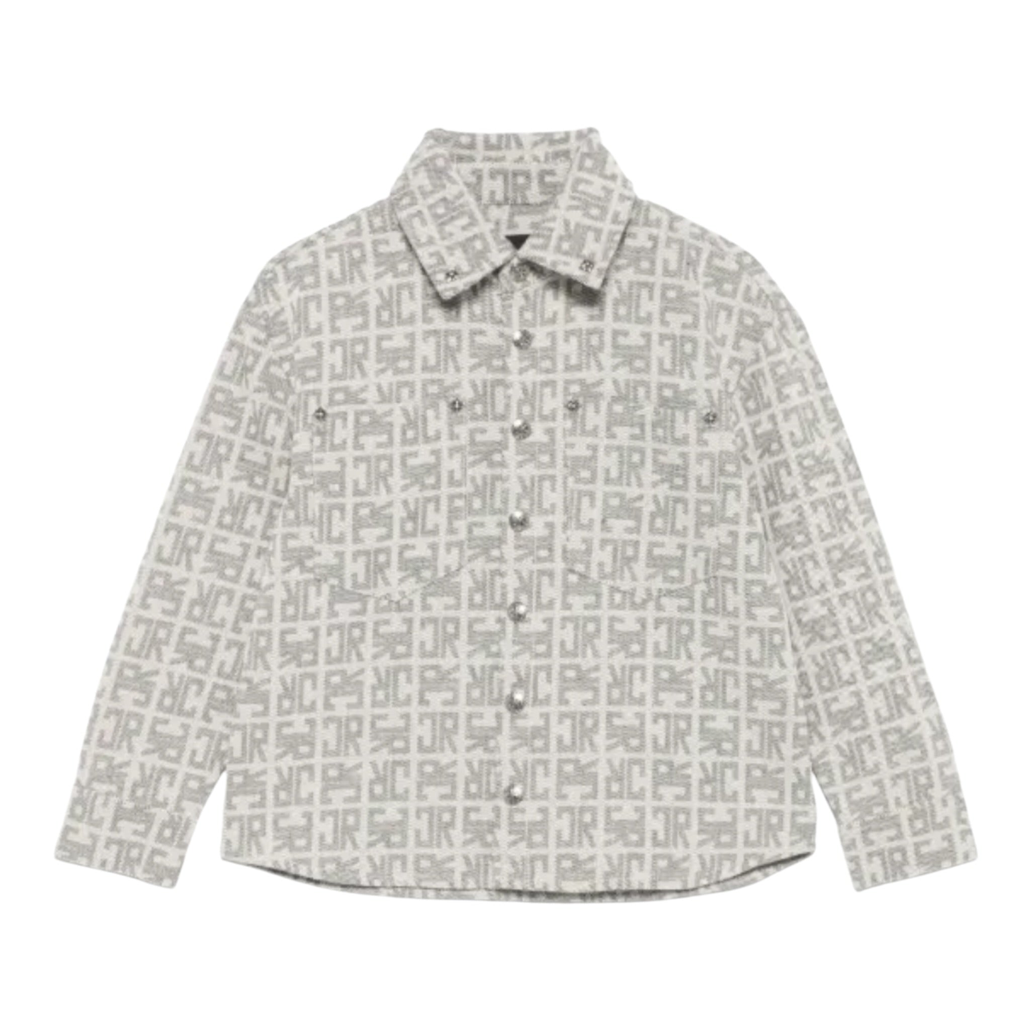 John Richmond Camicia tinta unita Logata Grigio per Bambino RBA25133CA GRIGIO JOHN RICHMOND 